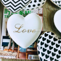 Creative Love Heart Shaped Plates Wedding Decor
